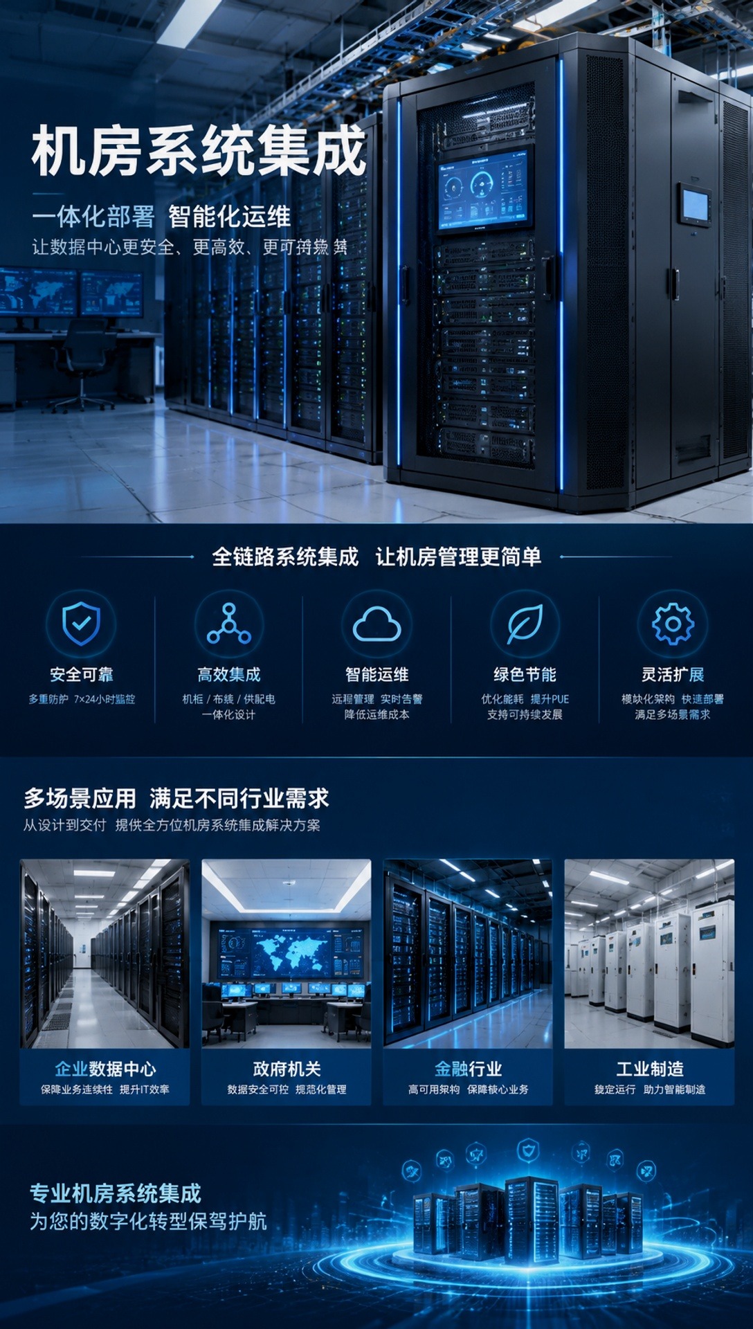 常德微模块机房热通道微模块